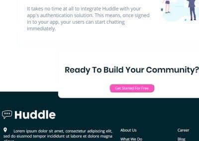 Huddle Page – Built to Spec
