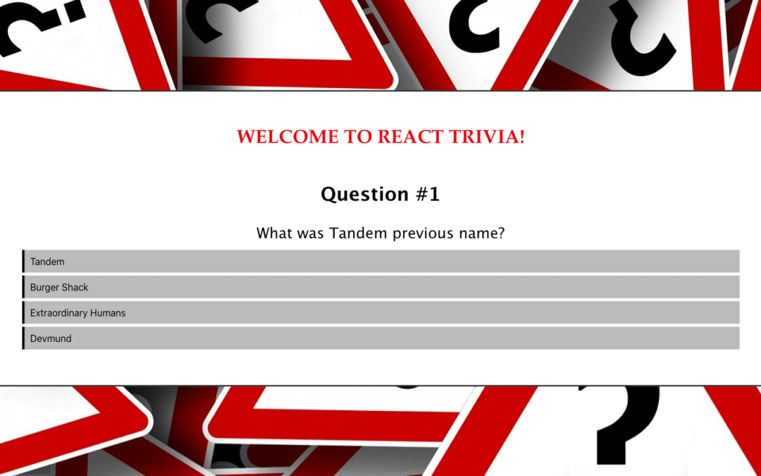 React Trivia Quiz