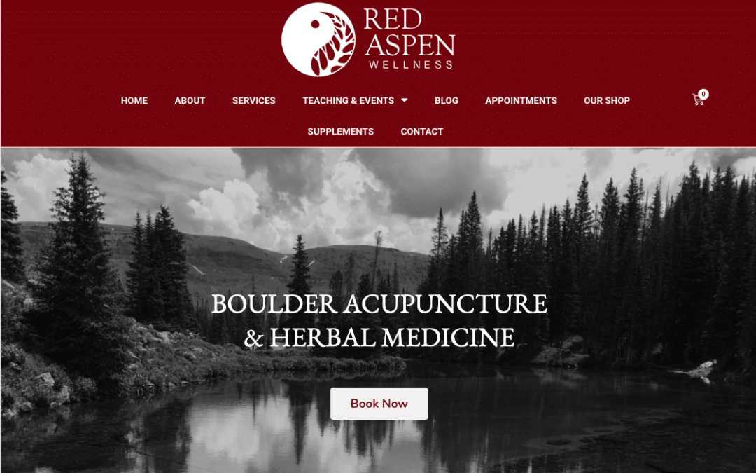 Red ASpen Wellness | Custom Acupuncture Website