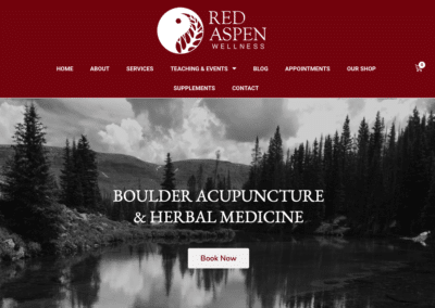 Red ASpen Wellness | Custom Acupuncture Website