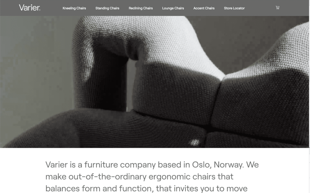 Varier Chairs | Custom WooCommerce Website