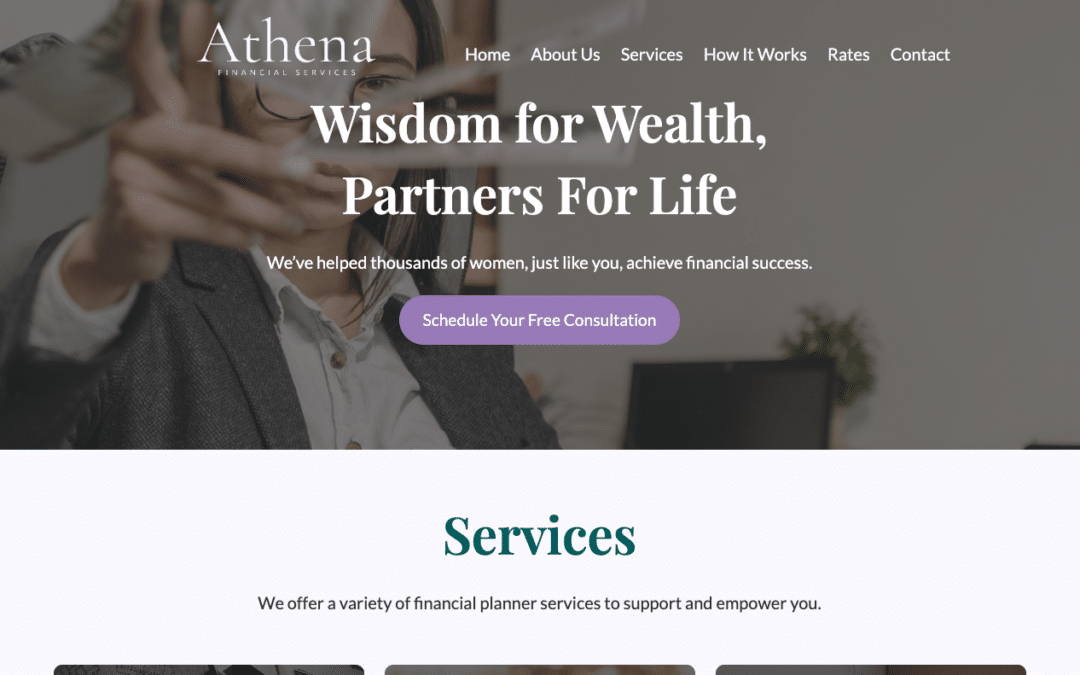 Athena Financial Services | Gutenberg Full Site Editor Theme