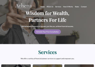 Athena Financial Services | Gutenberg Full Site Editor Theme
